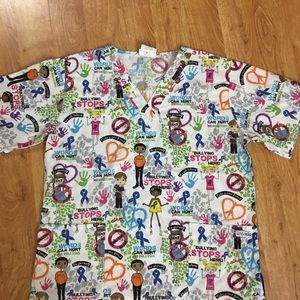 UA Scrubs Scrub No Bullying  Children Kids Shirt